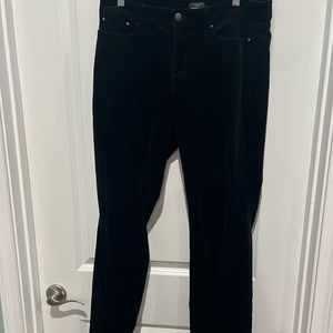 Ann Taylor black corduroy pants, Sz 10